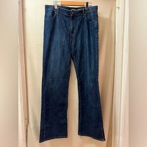 Eddie Bauer Dark Blue Denim Pants Size 12 NWOT